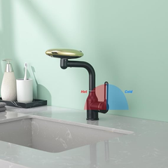 360° Rotatable Waterfall Faucet – 4 Modes, Stainless Steel 304