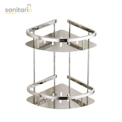 304 Stainless Steel Bathroom Corner Shelf – Rustproof & Durable