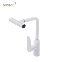 Premium Waterfall Kitchen Faucet with Pull-Out Spout | 4 Water Modes