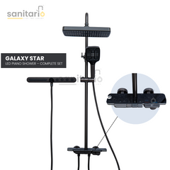 Galaxy Star – Hydropower LED Rainfall & Hand Shower System (Complete Set)