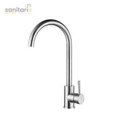 Stainless Steel 360 Moving Kitchen & Bathroom Mixer - Brushed nickel