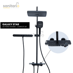Galaxy Star – Hydropower LED Rainfall & Hand Shower System (Complete Set)