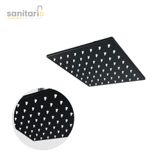 Sleek Design Overhead Rain Shower – Stainless Steel 304 | Matte Black