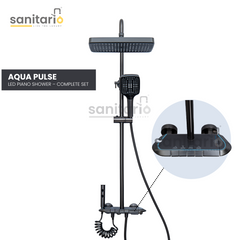 Aqua Pulse – Hydropower LED Rainfall & Hand Shower System (Complete Set)