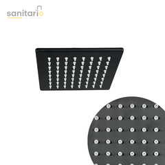 Sleek Design Overhead Rain Shower – Stainless Steel 304 | Matte Black