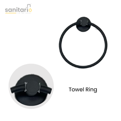 5-Piece Bathroom Accessories Set - Stainless Steel