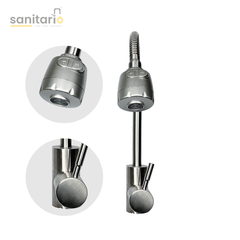 360° Movable Shower Neck Kitchen Mixer – Stainless Steel