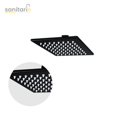 Sleek Design Overhead Rain Shower – Stainless Steel 304 | Matte Black