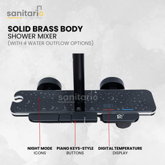 Galaxy Star – Hydropower LED Rainfall & Hand Shower System (Complete Set)