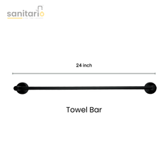 5-Piece Bathroom Accessories Set - Stainless Steel