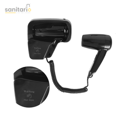 Wall-Mounted Hair Dryer – Compact & Stylish for Hotels & Homes