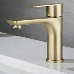 Spot-Free Stainless Steel 304 Bathroom Faucet – Hot & Cold Mixer Tap