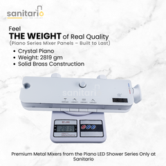 Crystal Piano – Hydropower LED Shower System with Hand Shower & Nebulizer (Complete Set)