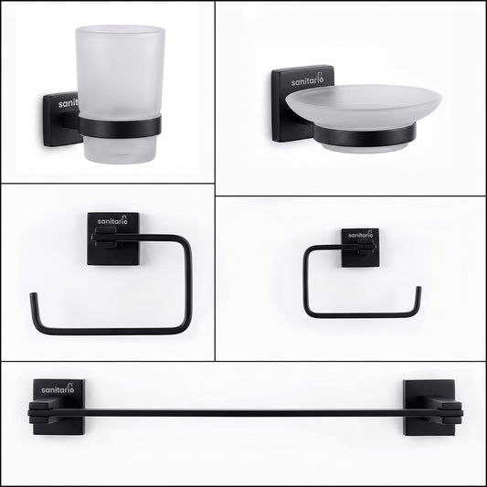Brass Bath Accessories Set
