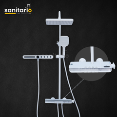 Crystal Piano – Hydropower LED Shower System with Hand Shower & Nebulizer (Complete Set)