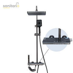 Titan Flow – Hydropower LED Shower System with Rainfall, Hand Shower & Jet Spray (Complete Set)