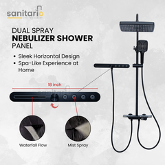 Galaxy Star – Hydropower LED Rainfall & Hand Shower System (Complete Set)