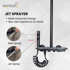 Aqua Pulse – Hydropower LED Rainfall & Hand Shower System (Complete Set)