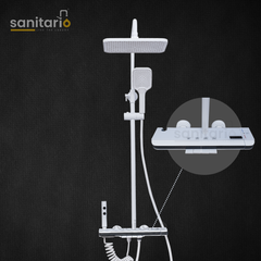 Nova Shadow – Hydropower LED Shower System with Rainfall, Hand Shower & Jet Spray (Complete Set)