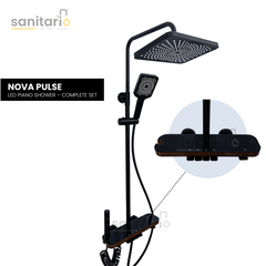 Nova Pulse – Hydropower LED Shower System with Rainfall, Hand Shower & Jet Spray (Complete Set)