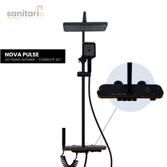 Nova Pulse – Hydropower LED Shower System with Rainfall, Hand Shower & Jet Spray (Complete Set)