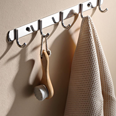 Wall-Mounted Heavy-Duty Hooks – Stainless Steel 304