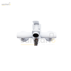 Luxury Hand Shower Set – White 304 Stainless Steel, Complete Set