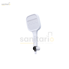 Luxury Hand Shower Set – White 304 Stainless Steel, Complete Set