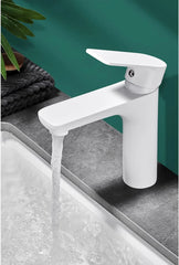 Spot-Free Stainless Steel 304 Bathroom Faucet – Hot & Cold Mixer Tap