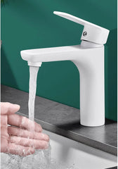 Spot-Free Stainless Steel 304 Bathroom Faucet – Hot & Cold Mixer Tap