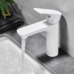 Spot-Free Stainless Steel 304 Bathroom Faucet – Hot & Cold Mixer Tap