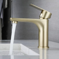 Spot-Free Stainless Steel 304 Bathroom Faucet – Hot & Cold Mixer Tap