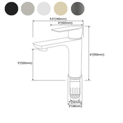 Spot-Free Stainless Steel 304 Bathroom Faucet – Hot & Cold Mixer Tap