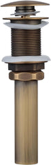 Antique Brass Pop Up Drain Waste