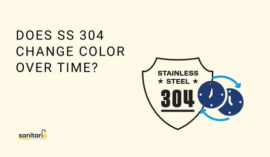 SS 304 Stainless Steel Change Color 