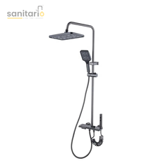 Piano LED Shower System – Rainfall & Hand Shower Set