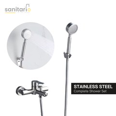 Luxury Hand Shower Set – Stainless Steel 304, Complete Set