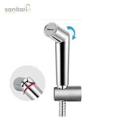 Flow Adjustable Muslim Toilet Shower - 120 cm  Hose Chain
