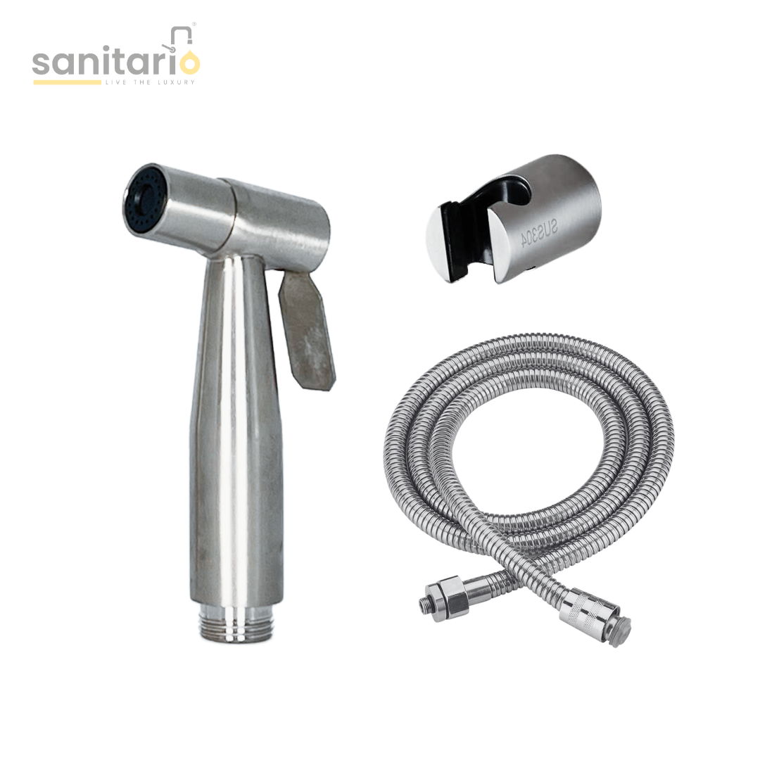 Luxury Hand Shower Set – Stainless Steel 304, Complete Set