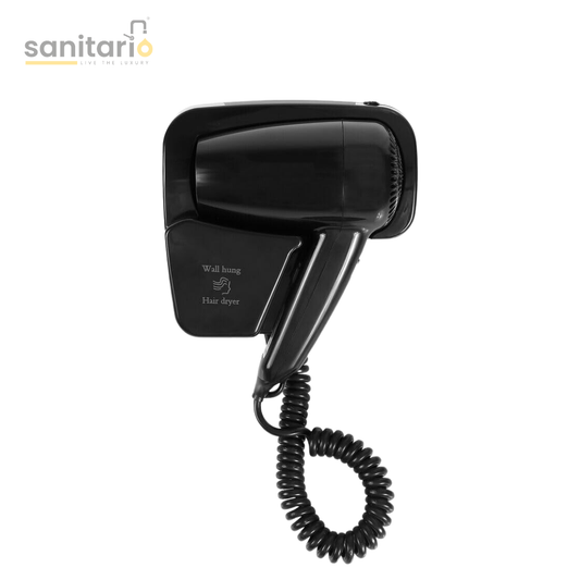 Wall-Mounted Hair Dryer – Compact & Stylish for Hotels & Homes