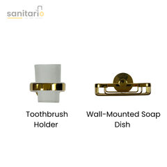 6-Piece Luxury Bathroom Accessories Set – Premium Quality | Wesda