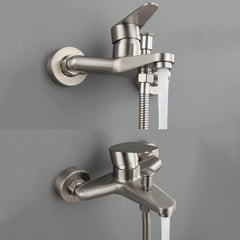 Single Handle Stainless Steel 304 Bath Shower Mixer with High Pressure Hand Shower