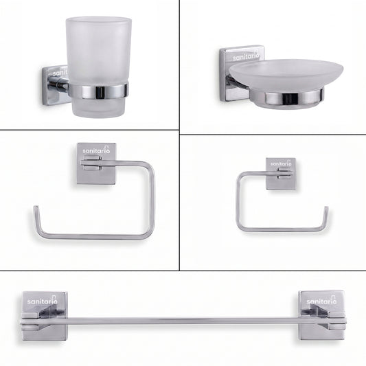 Brass Bath Accessories Set