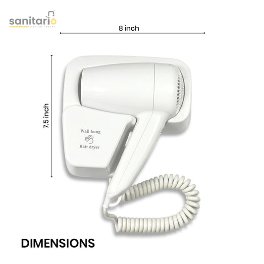Wall-Mounted Hair Dryer