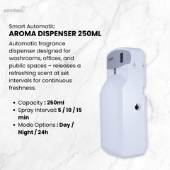 Smart Aroma Dispenser 250ml – Elevate Your Space with Automatic Fragrance