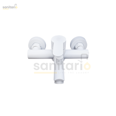 Luxury Hand Shower Set – White 304 Stainless Steel, Complete Set