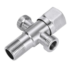 High Quality Stainless Steel Two-Way Angle Valve T Cock Pack of 2