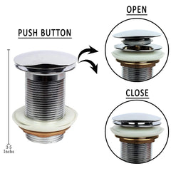 sink push button